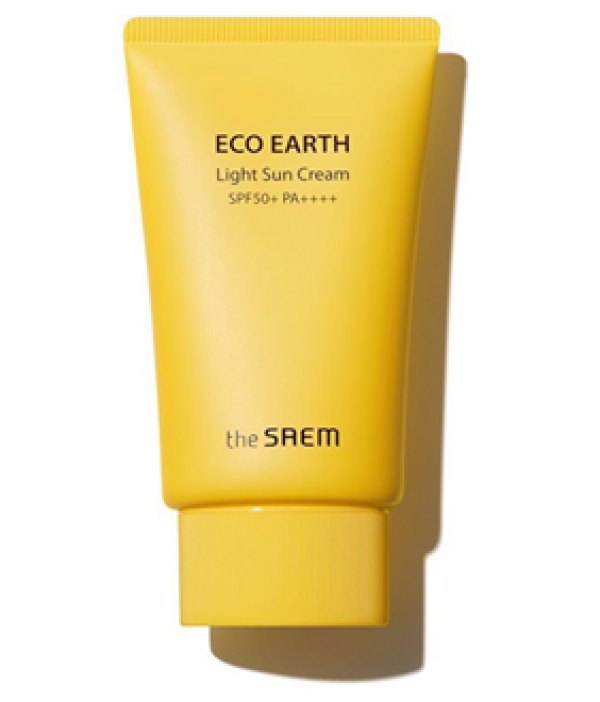 the SAEM ECO EARTH Light Sun Cream SPF50+PA++++